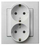 фото Розетка Ospel GP-2RS/38