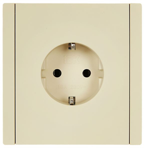 фото Розетка с заземлением  IEK FP-R11-16-K10 в Уфе