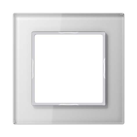 Изображение товара Рамка Jung AC581GLWW для электроустановок серия A creation 1 пост