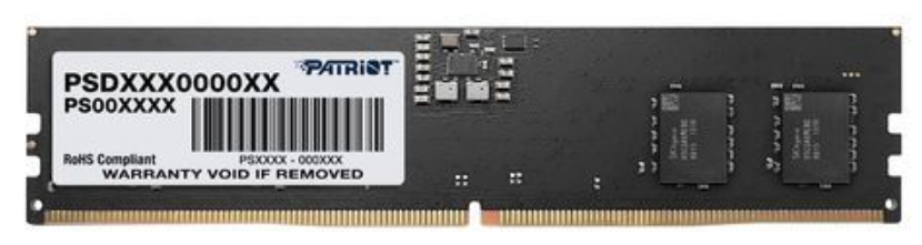 

Модуль памяти DDR5 32GB Patriot PSD532G56002 Signature Line PC5-44800 5600MHz CL46 1.1v 288-Pin, PSD532G56002