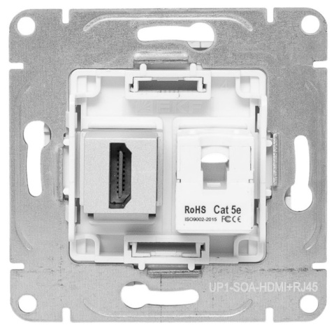 фото Розетка HDMI  EKF UP1-SOA-HDMI+RJ45 в Воронеже