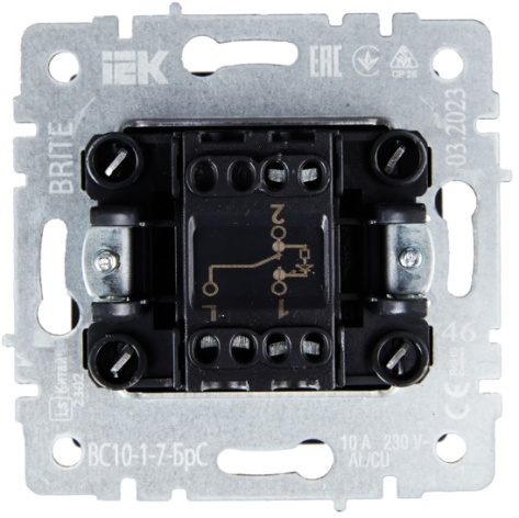 фото Переключатель одноклавишный  IEK BR-V12-1-10-K46 в Уфе