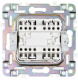 фото Переключатель двухклавишный  IEK SK-V22-1-10-K50