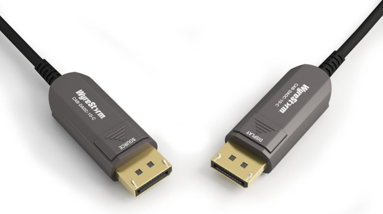 

Кабель интерфейсный Wyrestorm CAB-DAOC-10-C активный оптический DP 1.4 10м (32 Gbps, 8K 60Гц, CPR, CL3) ISF Certified, CAB-DAOC-10-C