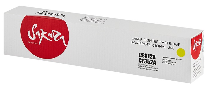 

Картридж Sakura CE312A/CF352A для HP LaserJet Pro CP1025, M175A/ M177fw/ M275, желтый, 1000 к., CE312A/CF352A