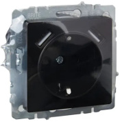 фото Розетка IEK BR-R14-16-U21-D21-K02