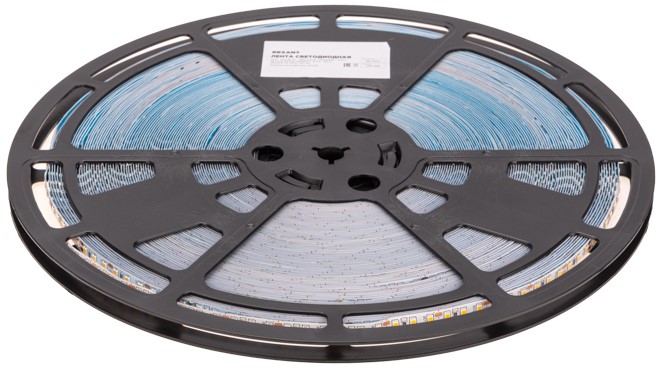 

Лента светодиодная Rexant 141-218 12В, SMD2835, 14,4Вт/м, 120 LED/м, 3000K, 8мм, 50м, IP20, 141-218