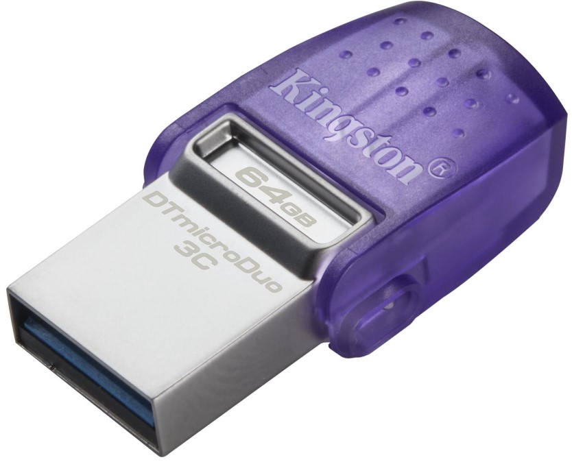

Накопитель USB 3.0 64GB Kingston DTDUO3CG3/64GB фиолетовый, DTDUO3CG3/64GB