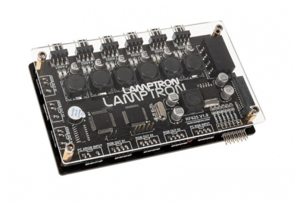 фото Панель управления вентиляторами Lamptron LAMP-RF625B