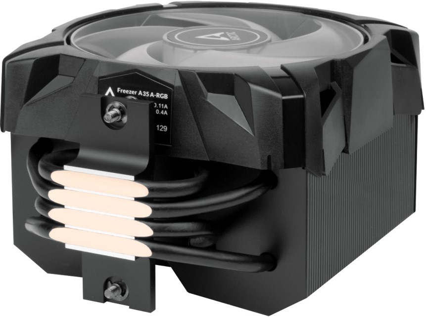 

Кулер ARCTIC Freezer A35 A-RGB ACFRE00115A AM4 (120mm fan, 200-1700rpm, 26dBA, 4-pin/3-pin), Freezer A35 A-RGB
