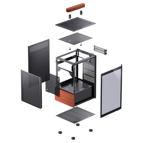 фото Корпус mini-ITX JONSBO T6 Black в Волгограде