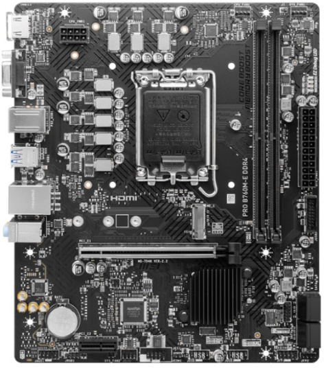 фото Материнская плата mATX MSI PRO B760M-E DDR4 (УЦЕНЕННЫЙ) в Перми