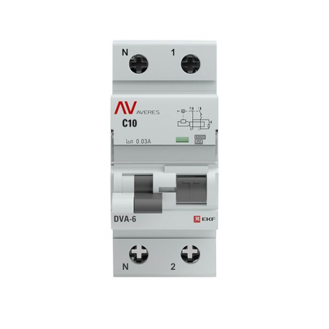 фото Автомат дифференциальный EKF rcbo6-1pn-10C-30-a-av в Перми