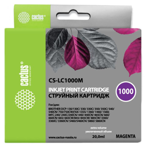 фото Картридж  Cactus CS-LC1000M в Перми