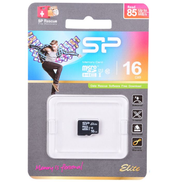 

Карта памяти 16GB Silicon Power SP016GBSTHBU1V10, SP016GBSTHBU1V10