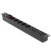фото Блок розеток Exegate ServerPro PDU-19H008 Al-5C135S-C14-SW