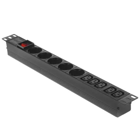 фото Блок розеток  Exegate ServerPro PDU-19H008 Al-5C135S-C14-SW в Уфе