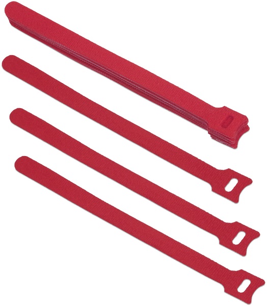

Хомут Cabeus CLAMP-210-RD для кабеля, липучка с мягкой застежкой, 210x14 мм, красный (10 шт.), CLAMP-210-RD