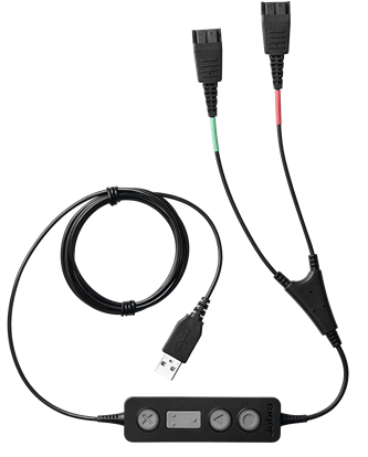 

Адаптер Jabra Link 265 265-09 для обучения Supervisor Y-шнур, USB на 2xQD, модуль управления и mute на шнуре, Link 265