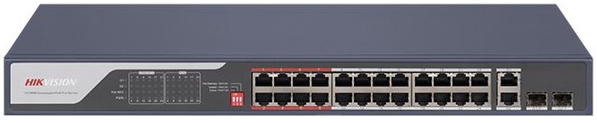 

Коммутатор неуправляемый HIKVISION DS-3E0326P-E© DS-3E0326P-E(C) (L2) 24x1Гбит/с 2xКомбо(1000BASE-T/SFP) 24PoE 370W, DS-3E0326P-E©