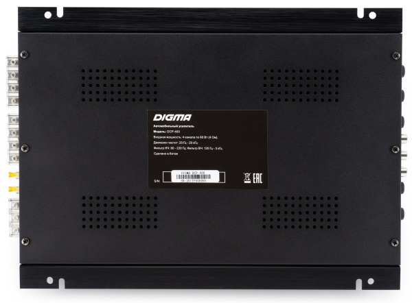фото Автомобильный усилитель четырехканальный Digma DCP-400 в Омске