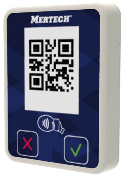 

Терминал оплаты Mertech 2136 СБП Mini с NFC белый/синий, 2136