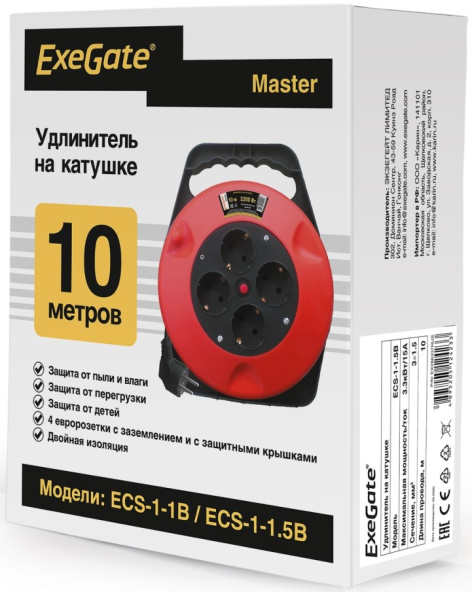 фото Удлинитель  Exegate Master ECS-1-1.5B в Волгограде