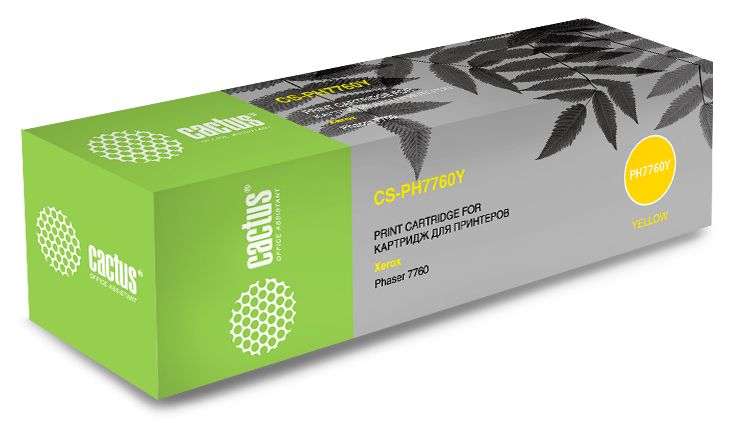 

Картридж Cactus CS-PH7760Y пурпурный (25000стр.) для Xerox Phaser 7760/7760dn/7760dx/7760dxf, CS-PH7760Y