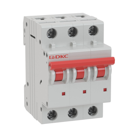 Изображение товара Автоматический выключатель DKC MD63-3B40-6 для защиты электрических цепей 40 А