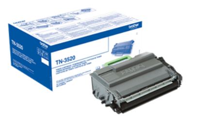 Изображение товара Тонер-картридж Brother TN3520 для лазерных принтеров и мфу черный