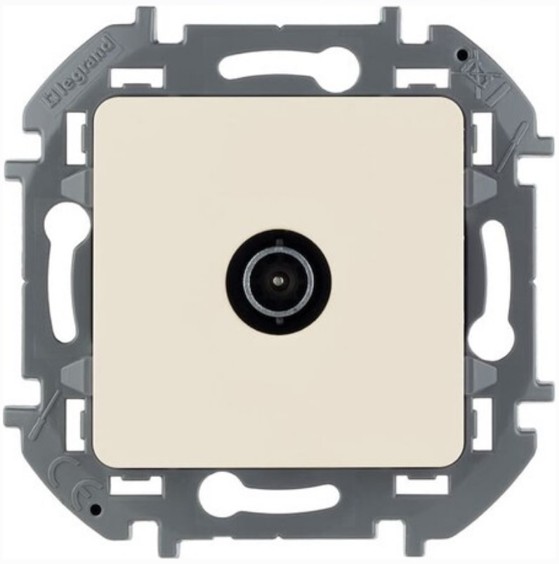 

Розетка Legrand 673871 Inspiria слоновая кость TV - оконечная - 10 дБ - 5-862 мГц, 673871