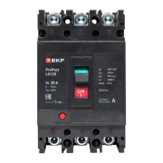 фото Автоматический выключатель в литом корпусе EKF mccb-125-18-3-20-ls