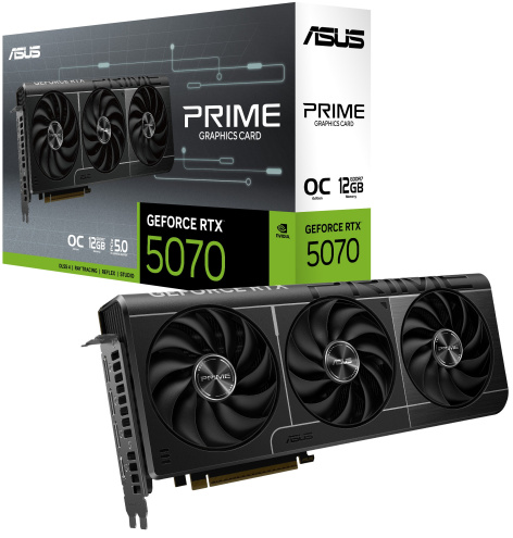 фото Видеокарта ASUS GeForce RTX 5070 PRIME OC (PRIME-RTX5070-O12G) в Екатеринбурге