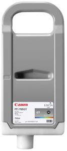 Изображение товара Оригинальный картридж Canon PFI-706 GY для принтеров и МФУ серого цвета