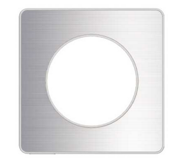 

Рамка Schneider Electric S52P802J Odace Полированный алюминий/Белый 1-я, S52P802J