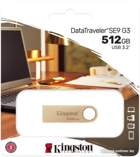 фото Накопитель USB 3.0 512GB Kingston DataTraveler SE9 в Омске