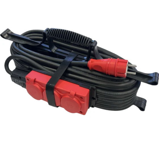 фото Удлинитель силовой iTOK i-CONNECT-COLOR-SUR-KG-215-3-54-50-RED в Омске