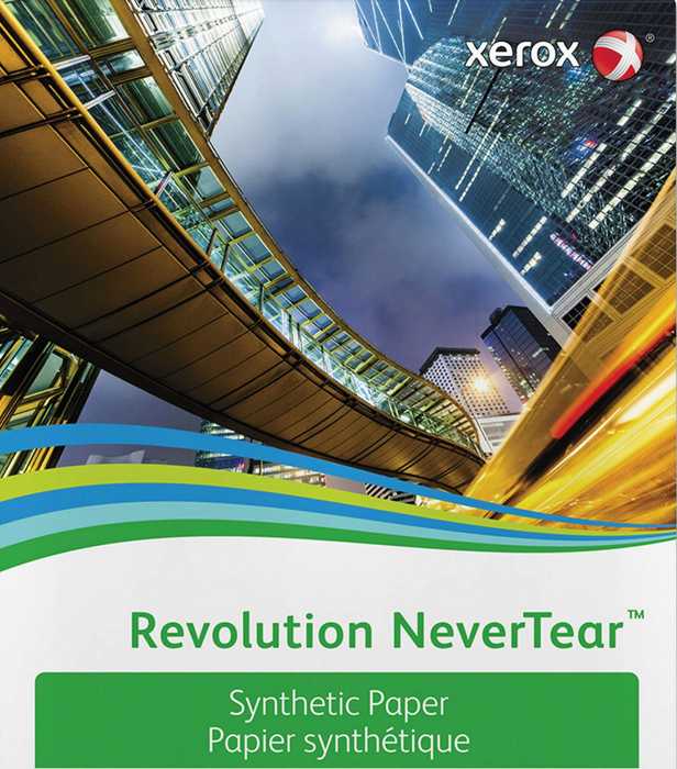 

Бумага Xerox 450L60006 Revolution NeverTear, синтетическая A3 145 мкм 100 листов, 450L60006