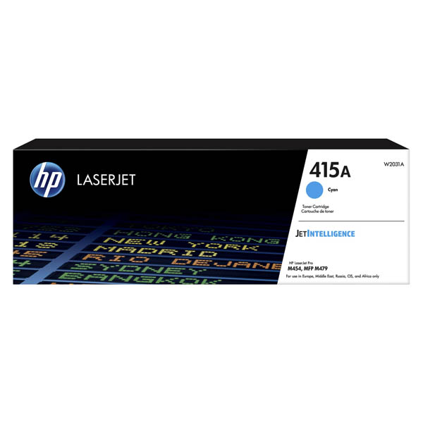 

Картридж HP 415A W2031A голубой (2100стр.) для LJ M454/MFP M479, 415A