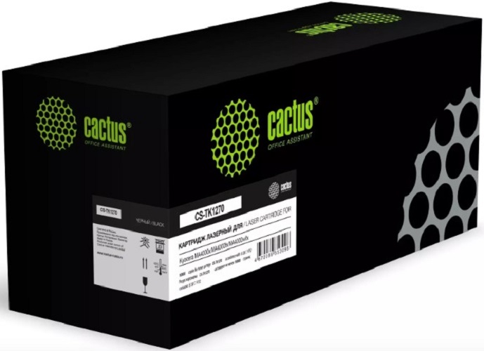

Картридж лазерный Cactus CS-TK1270 черный (10000стр.) для Kyocera MA4000x/MA4000fx/MA4000wifx, CS-TK1270