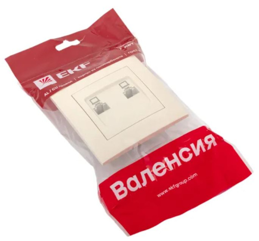 фото Розетка компьютерная в сборе EKF EWK02-035-20 в Омске