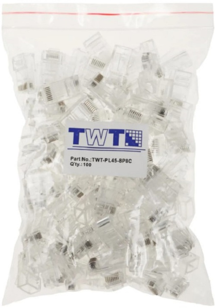 фото Коннектор RJ-45 (8P8C) cat.5e TWT TWT-PL45-8P8C в Красноярске