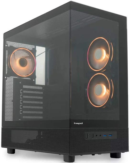 

Корпус ATX HSPD F711 без БП, USB 3.0, USB Type-C, F711
