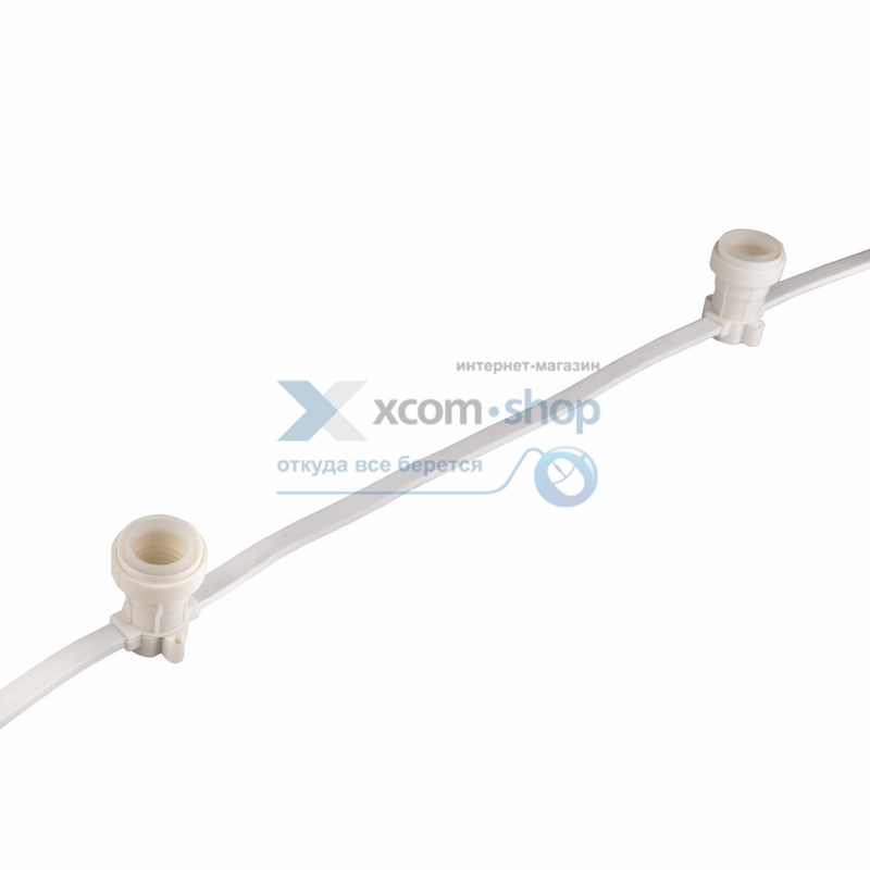 

Гирлянда NEON-NIGHT 331-252 Belt-Light 2 жилы шаг 40 см патроны e27 влагостойкая IP54 белый провод, 331-252