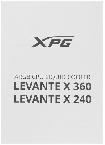 фото Система охлаждения жидкостная ADATA XPG LEVANTEII360-WHCWW в Санкт-Петербургe