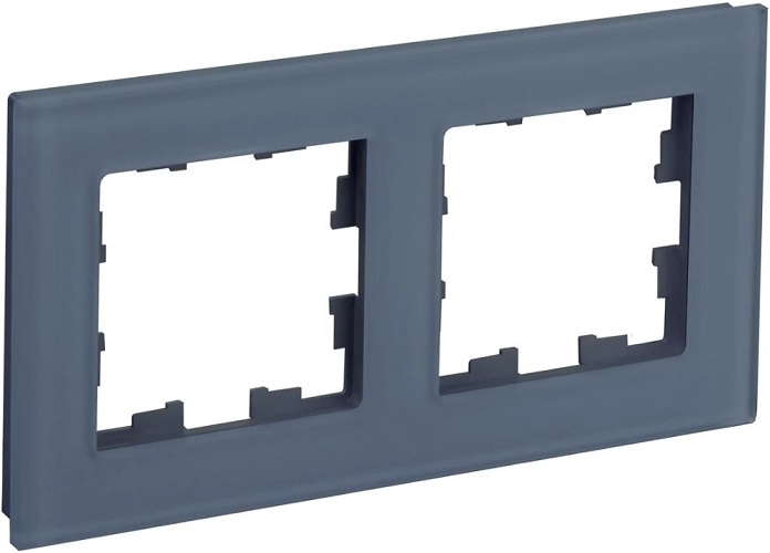 

Рамка двойная IEK BR-M22-G-31-K35 BRITE РУ-2-2-Бр Стекло Маренго матовый, BR-M22-G-31-K35
