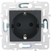 фото Розетка с заземлением IEK SK-R14-16-1-K53