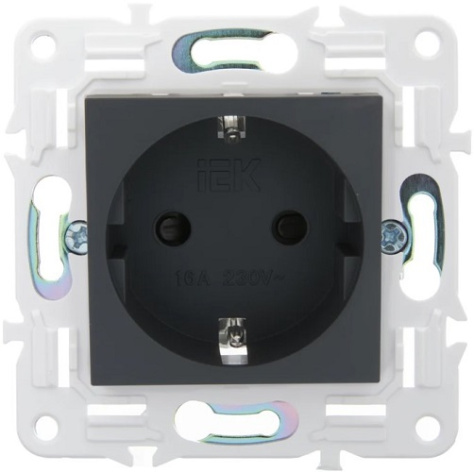 фото Розетка с заземлением  IEK SK-R14-16-1-K53 в Уфе