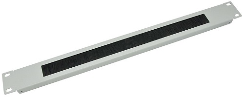 

Кабельный организатор Cabeus SH-J004A-GY горизонтальный 19" 1U, с щеточным вводом, металлический, SH-J004A-GY
