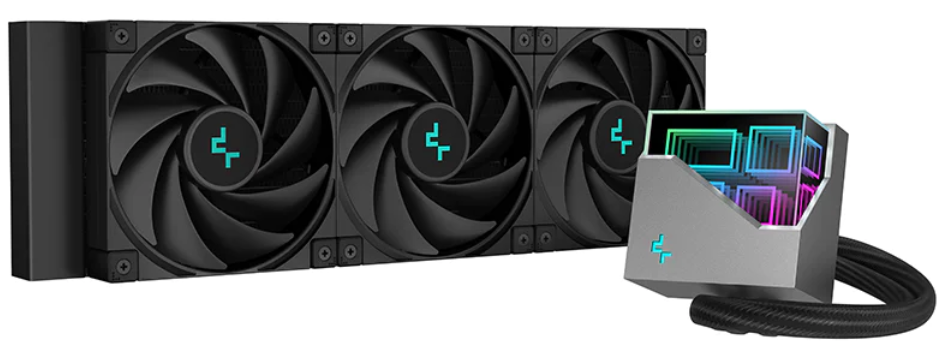 

Система охлаждения жидкостная Deepcool LT720 LGA2066/2011-v3/2011/1700/1200/115x/sTRX4/sTR4/AM5/AM4 (3*120mm fan, 500-2250rpm, 85.85CFM, 32.9dBA, 4-pi, LT720